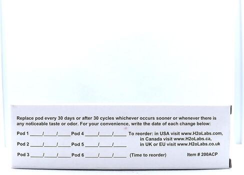 كبسولات الكربون المنشط لمختبرات H2O موديل 200 لتقطير المياه in Kuwait