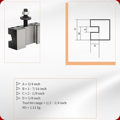 findmall CXA 250-302 Quick Change Boring Turning Facing Holder Steel CNC Tool Holder Fit for Tool Post 250-333 and 250-300 in Saudi Arabia