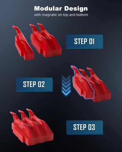 منظم مفاتيح ربط معياري مكون من 42 قطعة من ROTATION، رف مفتاح ربط مغناطيسي مع ملصقات SAE ومترية، تخزين أدراج الأدوات الاحترافية، حامل شبكة قابل للتوسيع in Kuwait