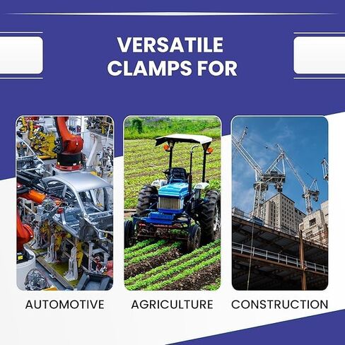 30pcs -1/4" 5/16" 3/8" Fuel Injection Gas Line Hose Clamps Clip - Pipe Clamp Assortment Kit - Perfect for Automotive, Agriculture, Plant & Construction - Mini Hose Clamp - BEAU-5043 in Kuwait