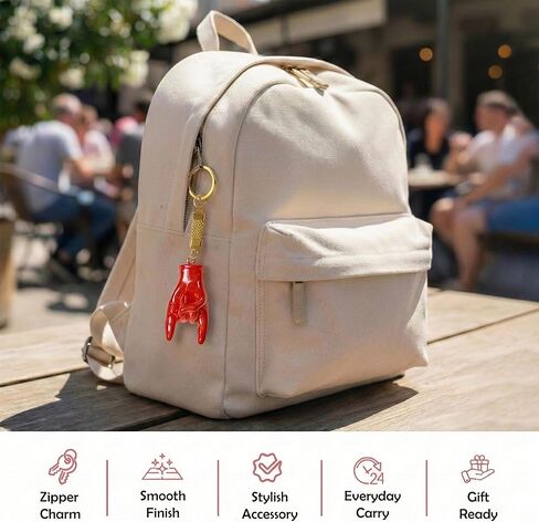 سلسلة مفاتيح Malocchio Charm - عين الشر الإيطالية - حمراء مع سلسلة شريط ذهبي - مجموعة إيطاليا من حلقات المفاتيح in Kuwait