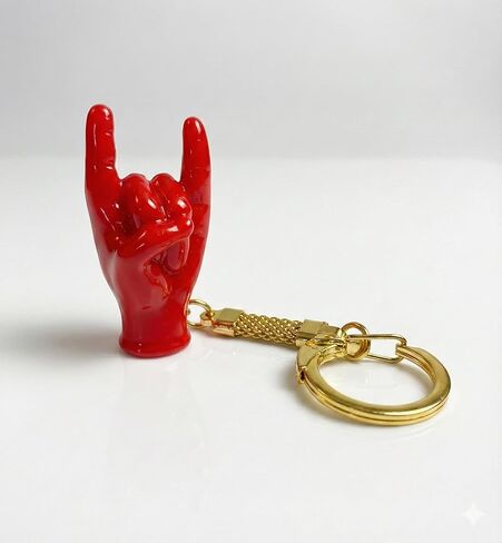 سلسلة مفاتيح Malocchio Charm - عين الشر الإيطالية - حمراء مع سلسلة شريط ذهبي - مجموعة إيطاليا من حلقات المفاتيح in Kuwait
