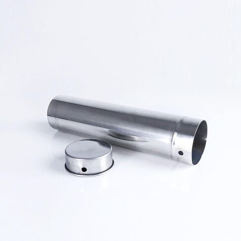 Stainless Steel Petri Dish Cylinder Pipette Sterilizing Tube Canister for High-Temperature Sterilization of Laboratory -9 Inch in Saudi Arabia