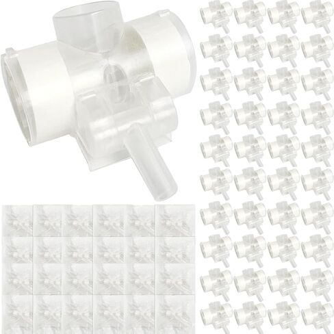 20 حزمة HME 1500 T-Shape مبادل الحرارة والرطوبة مع منفذ O2 الدوار in Kuwait