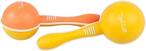 Tiger Tribe Maracas Set: 2-Piece Eco-Friendly Bioplastic Musical Instruments for Toddlers, Durable & Safe for Creative Play in Saudi Arabia