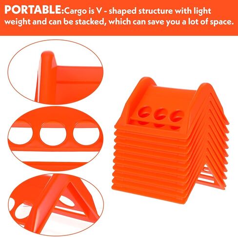 20 Pack Flatbed Edge Protectors, Edge Corner Tie Down Protector for Up to 4 Inch Straps, Protects Cargo Edges, Flatbed Accessories Plastic Protector in Saudi Arabia