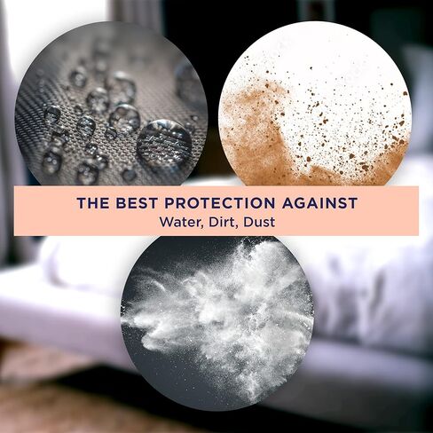 أكياس مرتبة الترا بلوك للتنقل أو التخزين - غطاء بلاستيكي سعة 6 مل، مقاوم للتمزق والثقب، مقبض غير قابل للانزلاق، حقيبة سميكة للغاية بالحجم الكامل in Kuwait