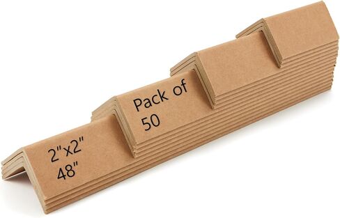 12" x 2" x 2", .12Ga - 100/Pack Cardboard Edge Protectors – V-Boards for Shipping & Packing, Corner Protectors for Pallet in Saudi Arabia