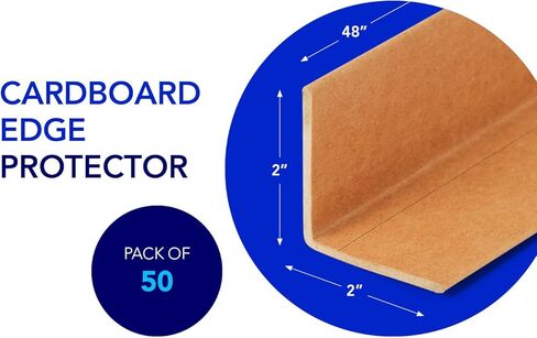 12" x 2" x 2", .12Ga - 100/Pack Cardboard Edge Protectors – V-Boards for Shipping & Packing, Corner Protectors for Pallet in Saudi Arabia