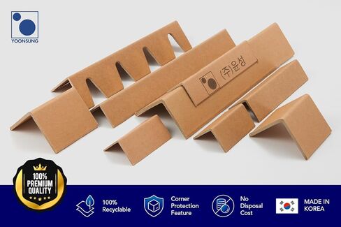 12" x 2" x 2", .12Ga - 100/Pack Cardboard Edge Protectors – V-Boards for Shipping & Packing, Corner Protectors for Pallet in Saudi Arabia