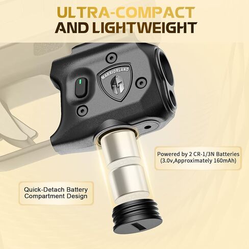 مجموعة ليزر WARRIORLAND Pistol Light Laser Combo، متوافقة مع Springfield Hellcat، لا تناسب Hellcat Pro، مصباح LED تكتيكي مدمج مثبت على الزناد 150 لومن وضوء ليزر أخضر، مؤشر الطاقة، SLL-118G in Saudi Arabia