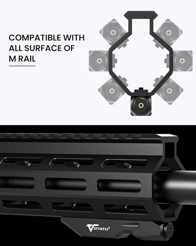 Votatu M4L- IR Laser Sight for Rifle Compatible with M-Lok Rail, Ultra Low-Profile Tactical Infrared Laser with Strobe Function Magnetic Rechargeable in Saudi Arabia