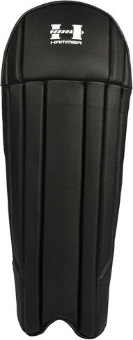 Hammer Black Edition Wicket Keeping Pads - Black in Saudi Arabia