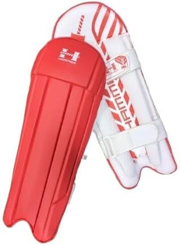 Hammer Black Edition Wicket Keeping Pads - Red in Kuwait