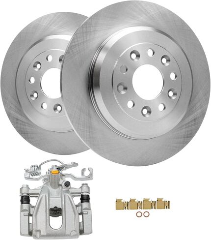 Detroit Axle - Front Brake Kit for Dodge Challenger Charger Magnum Chrysler 300 Disc Brake Rotors Ceramic Brakes Pads Replacement : 13.58" inch Rotors in Saudi Arabia