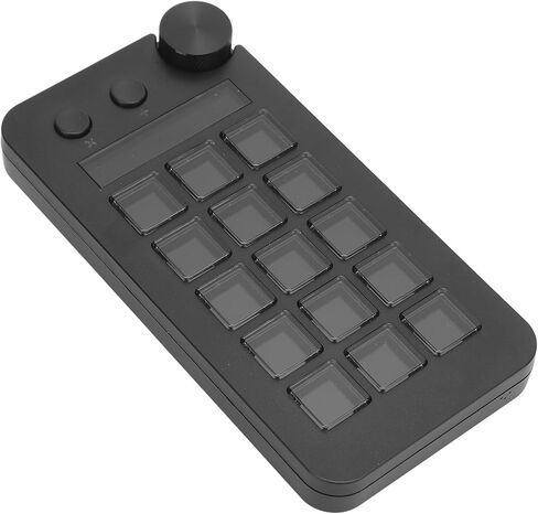 Diyeeni Stream Controller, Macro Keypad for Streaming with 18 Programmable Keys, Customizable Visual AI Pad, Works with OBS, PC and (White) in Saudi Arabia