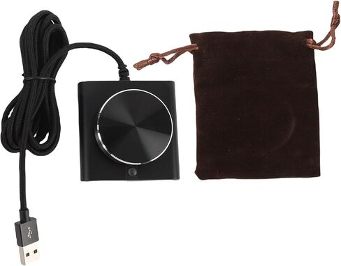 SUNGOOYUE USB Volume Control Knob, 360 Degree Rotatable with 1 Key Mute Function and Blue LED Indicator, Plug and Play for 7 8 10 11 Vista OS X in Saudi Arabia