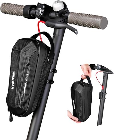 flintronic Scooter Storage Bag, 2L Large Capacity Scooter Handlebar Bag, EVA Handlebar Waterproof Front Bag for Carrying Phone, Wallet, Repair Tools, Charger Tools in Kuwait