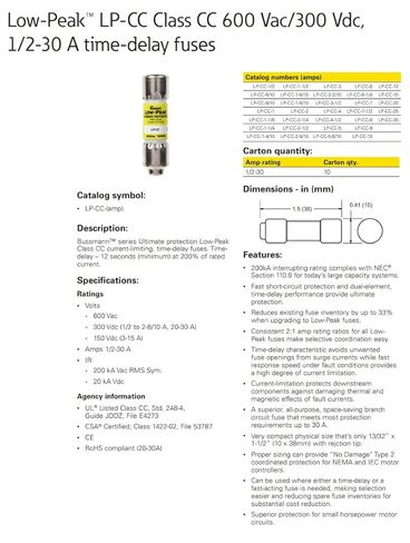 10 قطع LP-CC-15 (LPCC-15) 15 أمبير 600 فولت فيوز تأخير الوقت 10*38 متوافق مع بوسمان in Kuwait