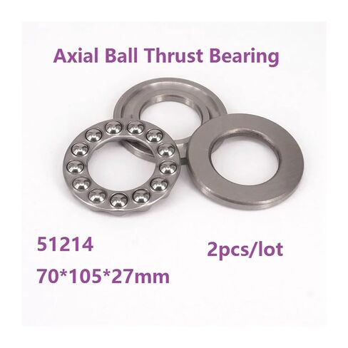 2 قطعة/الوحدة 51214 70 × 105 × 27 مللي متر محوري الكرة التوجه تحمل الطائرة التوجه الكرة تحمل الأسطوانة 70*105*27mm in Kuwait