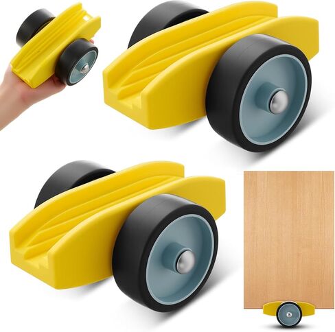 1 Pcs Plywood Dolly Drywall Dolly Cart, Small Drywall Cart with Wheel, Slot Sizes of 1/2", 3/4", 1", and 1-1/4 Inches Wood Paneling and Plywood Carrier, Holds up to 250 Lbs, 6x5x3 Inches in Saudi Arabia