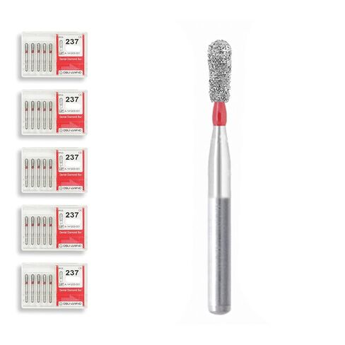 Pear 3.2 mm Dia. Fine Grit Diamond Dental Bur 25 Pcs. 237.32F1 in Saudi Arabia