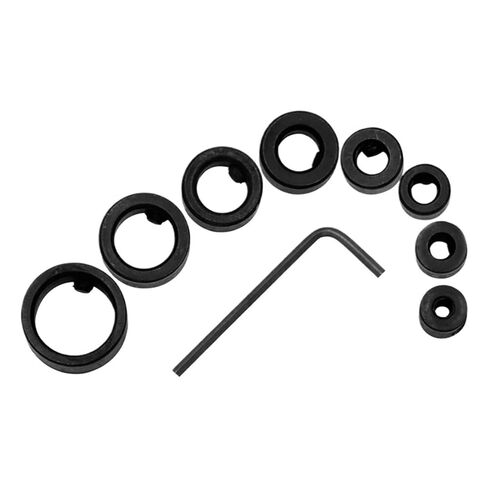 8pc Drill bit Limit Ring 3-16mm Setting Circles Woodworking Screw clamp Drill bit Adjusting Tool with Small Wrench Set in Saudi Arabia