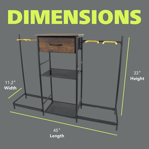 Pearington 3-Tier Multi Guitar Floor Stand with Amp Stand and Cloth Drawer, Space-Saving Floor Guitar Rack for 4 Acoustic, Electric, or Bass Guitars and Ukeleles in Saudi Arabia