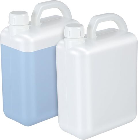 BESTYASH 1L Plastic Flat Bottle with Screw Cap Refillable Water Jug for Juice Milk and Oil Versatile Beverage Storage Container for Home and Commercial Use in Kuwait