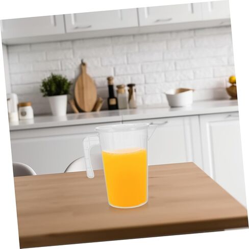 Capacity Plastic Measuring Beaker Shatterproof Lightweight Graduated Jug with Sliding Cover Kitchen Tool for Home and Commercial Use in Saudi Arabia