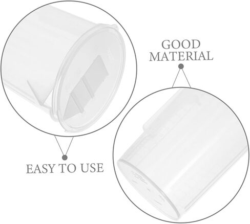Plastic Measuring Pitcher Dual Sided Graduated Beaker Cup Lightweight Easy to Clean for Baking Cooking and DIY Projects Reinforced Material in Saudi Arabia