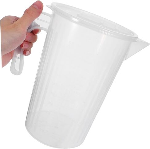Plastic Measuring Pitcher Dual Sided Graduated Beaker Cup Lightweight Easy to Clean for Baking Cooking and DIY Projects Reinforced Material in Saudi Arabia