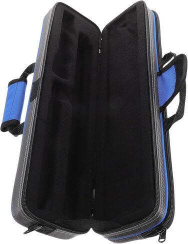 Cabilock Flute Case Carrying Bag for 17-hole Flute, Lightweight Canvas Instrument Storage Case with Protective Cover and Adjustable Strap, Musician Backpack for Wind Instruments in Saudi Arabia