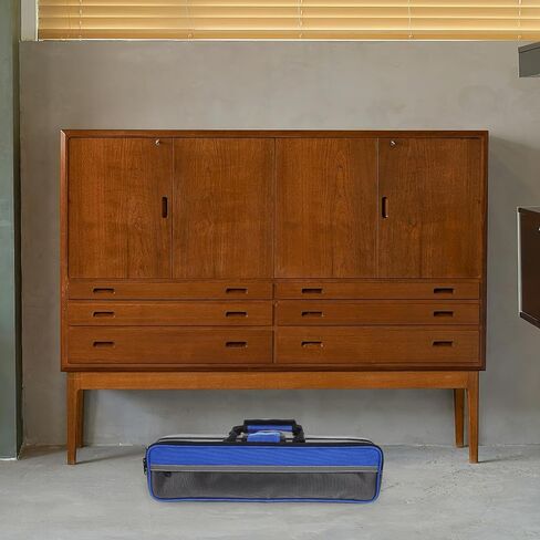 Cabilock Flute Case Carrying Bag for 17-hole Flute, Lightweight Canvas Instrument Storage Case with Protective Cover and Adjustable Strap, Musician Backpack for Wind Instruments in Saudi Arabia