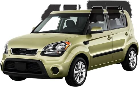 Window Window Precut Film Front Windows Tint Tint Cars Sun Flocking Procession Privacy Anti Shatter Glass 2 Ply Computer Cut أي ظلال من أجل Kia Soul 2010-2013 in Kuwait