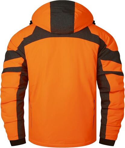 EVIL WOLF Men's Ski Jacket and Pants Set, Waterproof Windproof Snow Suit, Detachable Suspenders, Multiple Colors in Saudi Arabia