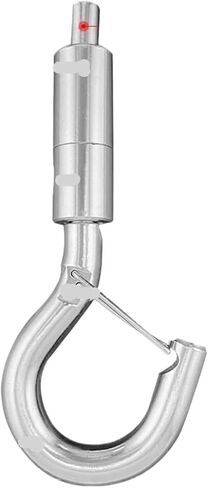 خطاف زنبركي، 10 قطع خطاف زنبركي حبل سلكي قابل للتعديل متعدد الوظائف لأدوات التعليق مثل المعرض (خطاف كبير جدًا) in Kuwait