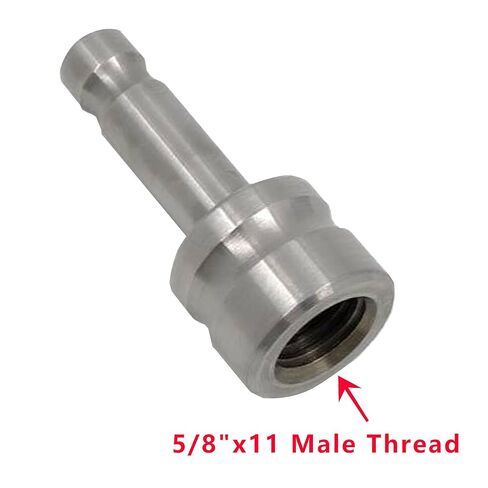 Multi Size Snap on Adapter Screw Connector for Leica Prism Pole Adapter for Surveying Poles GPS Poles RTK Pole Tribrach Tripod Adapter (5. 5/8" x11 Female Adapter for Leica) in Saudi Arabia