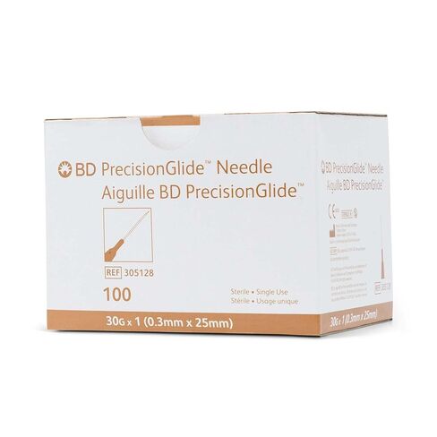 BD PrecisionGlide Needle, 30 G x 1 in. #305128 (100 Count) in Saudi Arabia