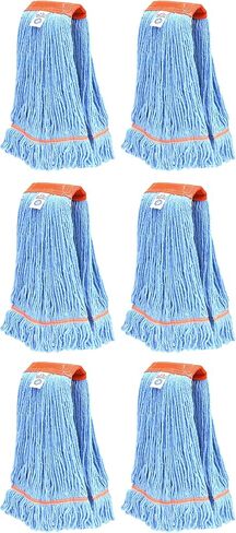 Nine Forty عبوة من قطعتين من رأس الممسحة الرطبة ذات الأطراف الصناعية والتجارية - خيوط صناعية ممتازة شديدة التحمل مقاس 20 بوصة مكونة من 4 طبقات - من أجل الامتصاص والمتانة الأمثل - أخضر (عبوتان، كبير) in Kuwait