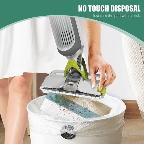 Disposable Replacement Pads for Shark Vacmop Pro,15-Pack Refills Compatible with VM252, VM200, VM250, VM251, VM190, VM200C, VM252C, QM250, VC205 for All Hard Floors in Saudi Arabia