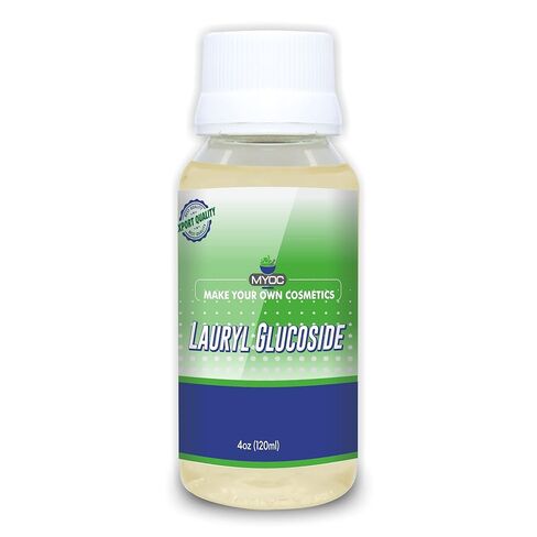 Lauryl Glucoside Cosmetic Grade (120 ml / 4 fl oz) - Mild Plant-Based Surfactant for Shampoos Face Wash Body Cleanser & DIY Formulations in Kuwait