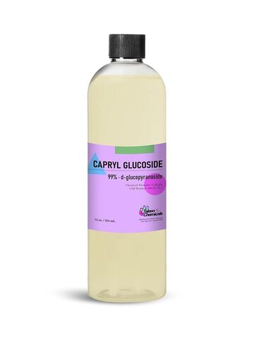 Capryl Glucoside Liquid Surfactant (12 Oz / 354 mL) Capryl Glucoside Cosmetic Grade Gentle Cleansing Agent, Mild Non-Ionic Plant-Derived Surfactant for Personal Care, Skincare & Hair Care in Kuwait