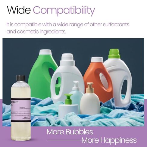 Cocamidopropyl Betaine 64 Ounce / 1.8 kg -100% Pure Coco Betaine Natural Surfactant Liquid Premium Organic Compounds Derived from Coconut Oil DIY Cosmetics Skincare by Talsen Chemicals in Saudi Arabia