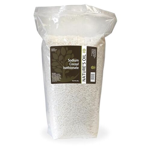 Nature's Oil Sodium Cocoyl Isethionate (SCI) 85% - Mild Surfactant Powder for Shampoo Bars, Syndet Cleansers, Body Wash, and Soap Making (8 LB) in Kuwait