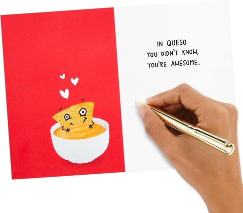 Hallmark Shoebox Pack of 2 Funny Valentines Day Cards (Dinosaur, Nachos) in Saudi Arabia