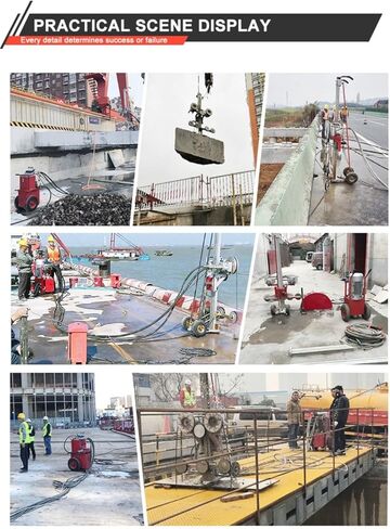 منشار سلكي هيدروليكي للخدمة الشاقة للخرسانة والصخور الصلبة - أداة قطع احترافية للتعدين والهدم وقطع الحجارة in Kuwait