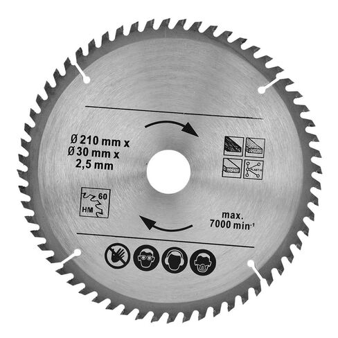 Professional Circular Saw 210mm 24T 48T 60T Carbide Alloy Saw Disc Ultra Thin Kerf Fast Smooth Cutting Durable Carbide Teeth for Woodworking Hardwood Softwood Plywood with in Saudi Arabia