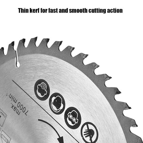 Professional Circular Saw 210mm 24T 48T 60T Carbide Alloy Saw Disc Ultra Thin Kerf Fast Smooth Cutting Durable Carbide Teeth for Woodworking Hardwood Softwood Plywood with in Saudi Arabia