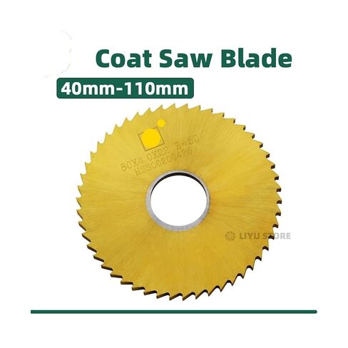 1 x Milling HSS Tin Coated Circular Saw 40 mm/50 mm/60 mm/63 mm Thickness 0.2 mm-4. 72T Slot Cutter Blade(D40xd13,4.0mm) in Saudi Arabia